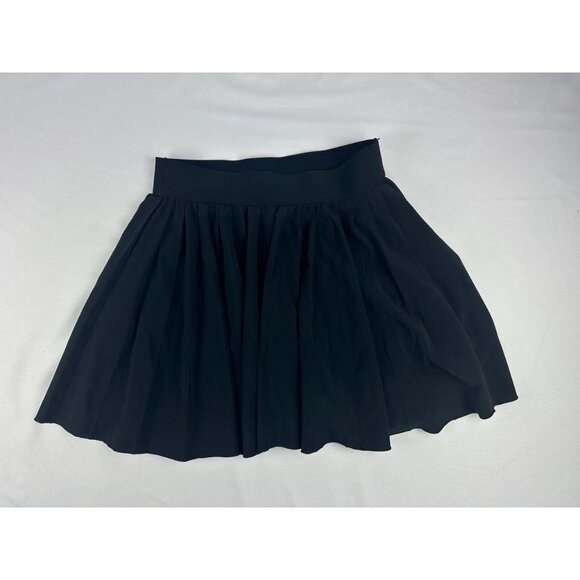 Aritzia Dresses & Skirts - Aritzia TNA Womens Skort Black Move Tennis Mini Skirt Pleated Pull On A Line S